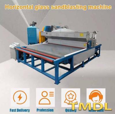 Горизонтальная машина для пескоструйной обработки стекла