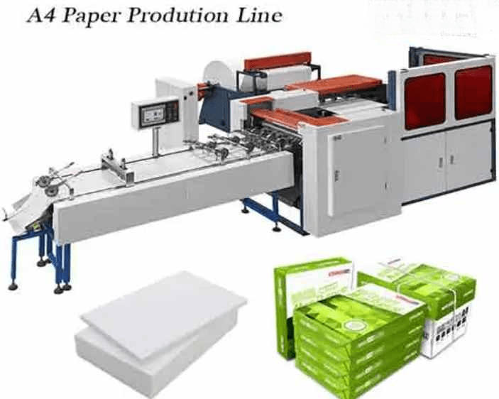 Автоматическая линия нарезки и упаковки бумаги формата А4
